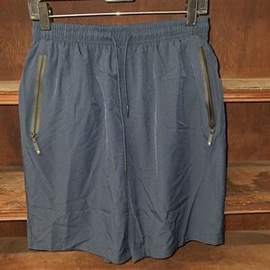 MANFINITY Men's Dark Blue Athletic Shorts